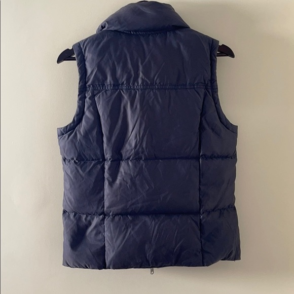 A&F Navy Feather Down Puffer Vest w/ Pockets - M - Picture 2 of 5